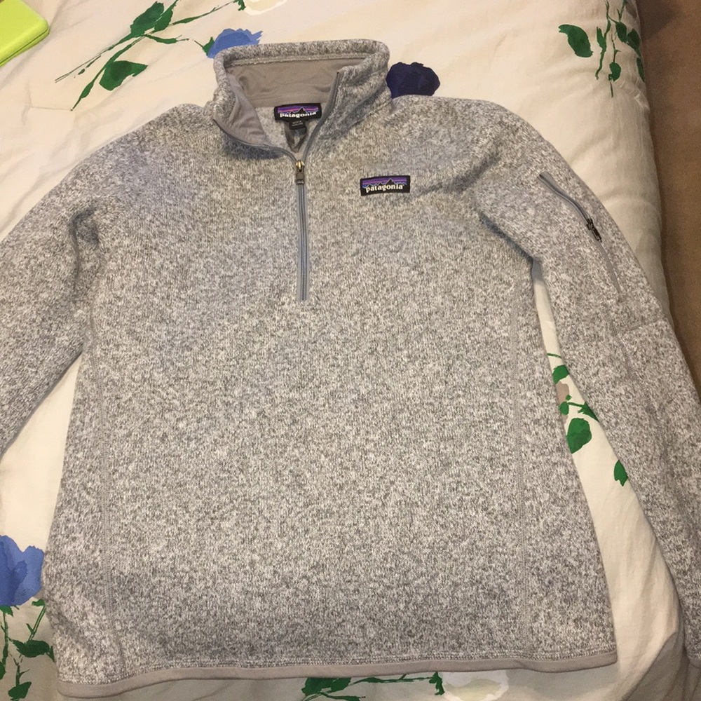 Patagonia Grey Quarter zip Pullover